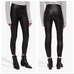 All Saints Isla Leather Look Leggings